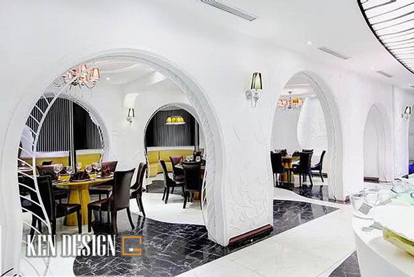 Thiết kế nhà hàng đẹp sang trọng ở Hà Nội 